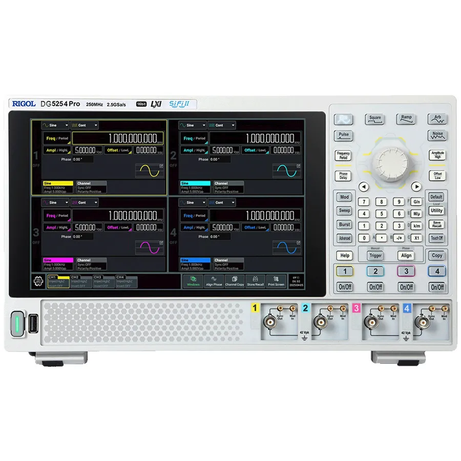 RIGOL DG5254 Pro funktion/godtycklig vågformgenerator