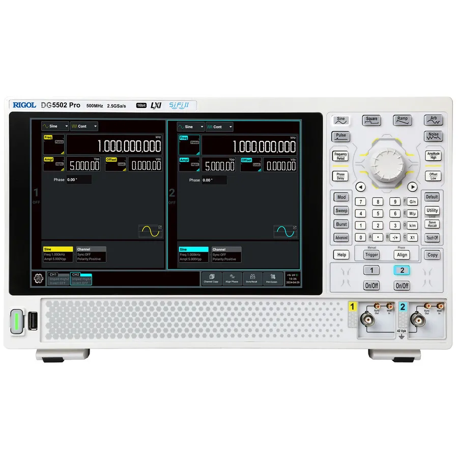 RIGOL DG5502 Pro Godtycklig vågformsgenerator