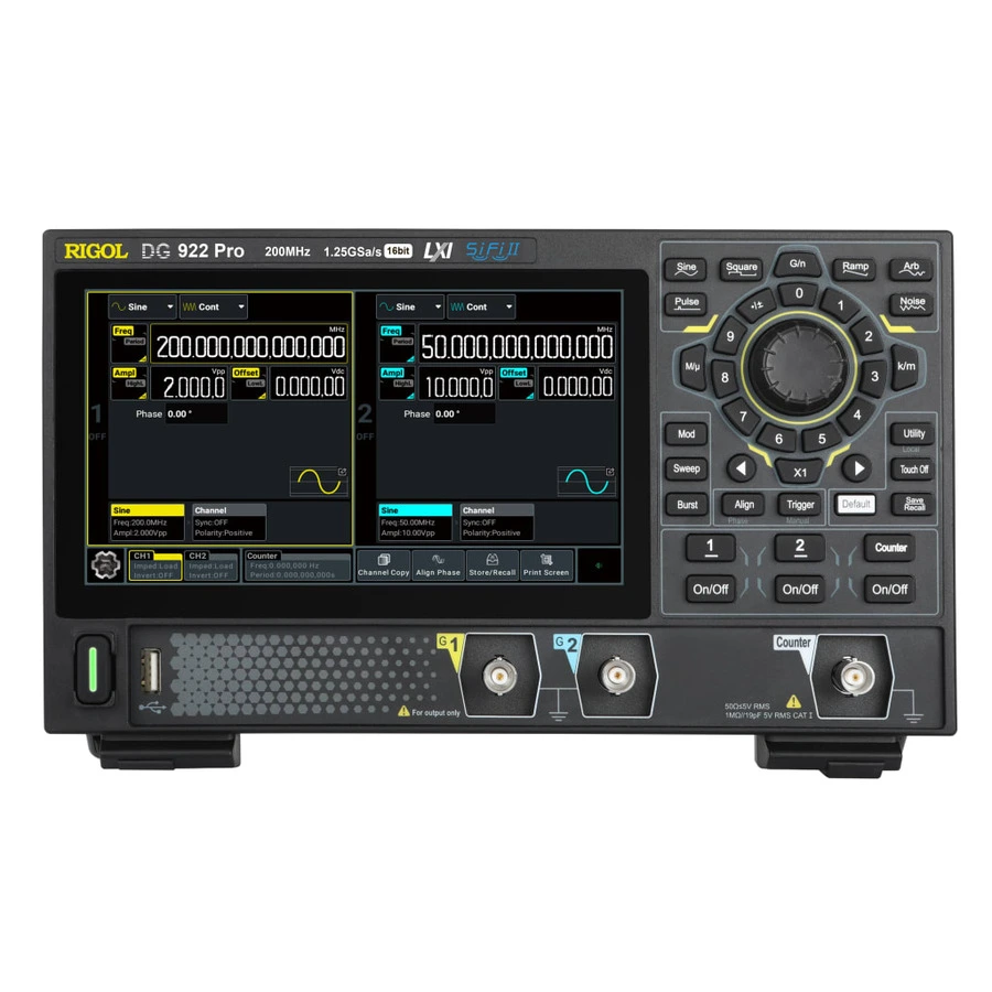 RIGOL DG922 Pro Godtycklig vågformsgenerator