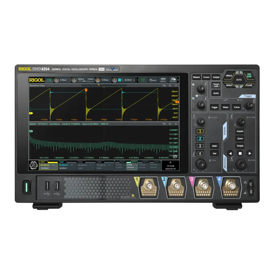 RIGOL DHO4204 Digitalt Oscilloskop med 4 Kanaler