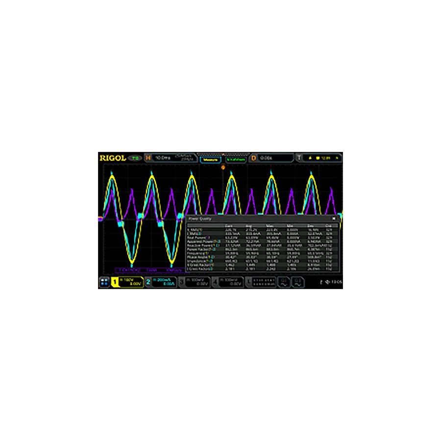 RIGOL DS8000-R-PWR Integrerat kraftanalysalternativ