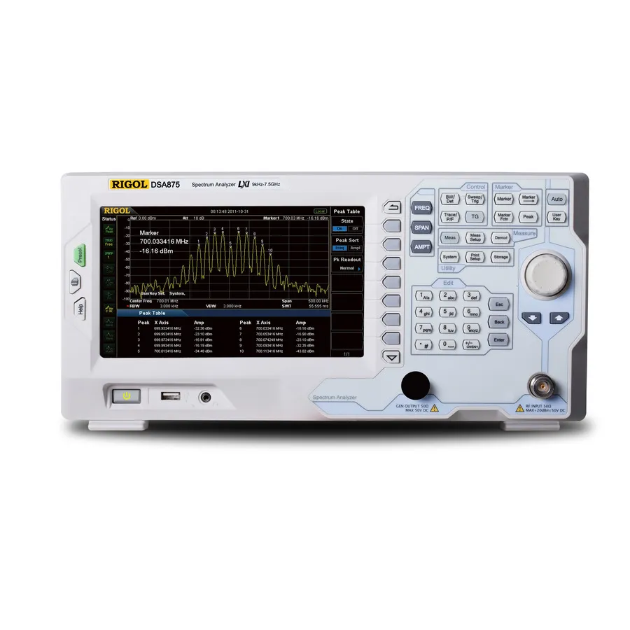 RIGOL DSA875 RF spektrumanalysator