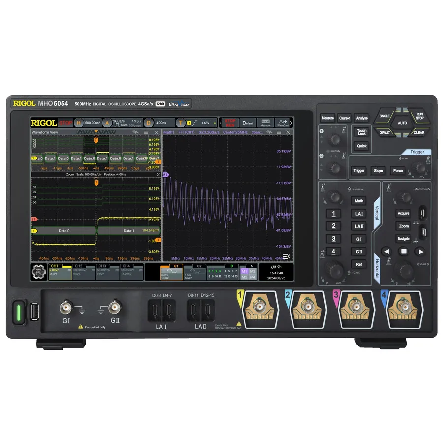 RIGOL MHO5054 digitalt oscilloskop med logikanalysator och AFG