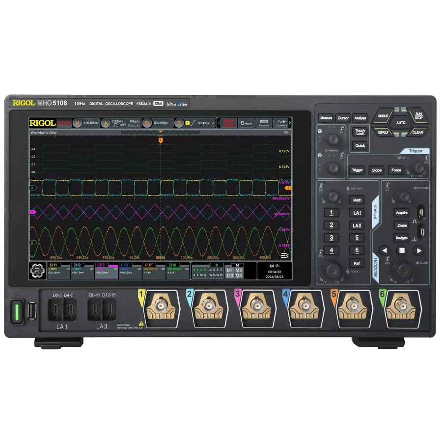 RIGOL MHO5106 digitalt oscilloskop