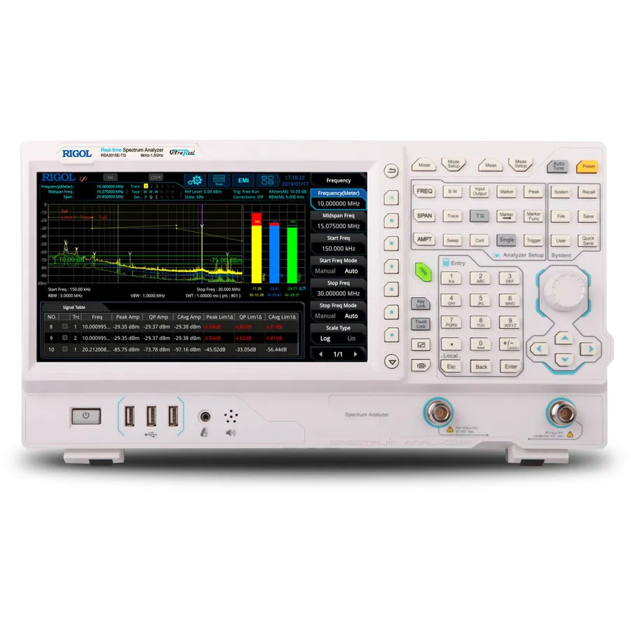 RIGOL RSA3015E-TG realtidsspektrumanalysator med spårningsgenerator