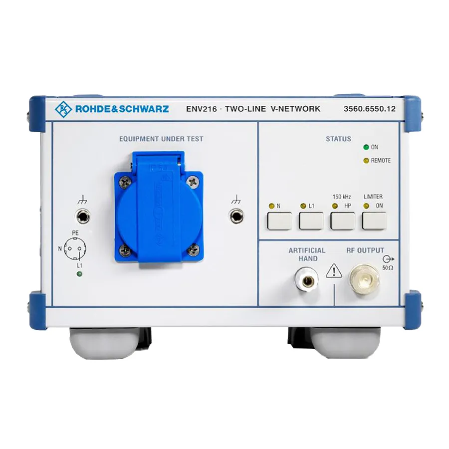 Rohde & Schwarz ENV216 Impedansstabiliseringsnätverk