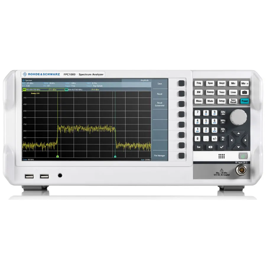Rohde & Schwarz FPC-EMI1 EMI-felsökning Spektrumanalysator Paket