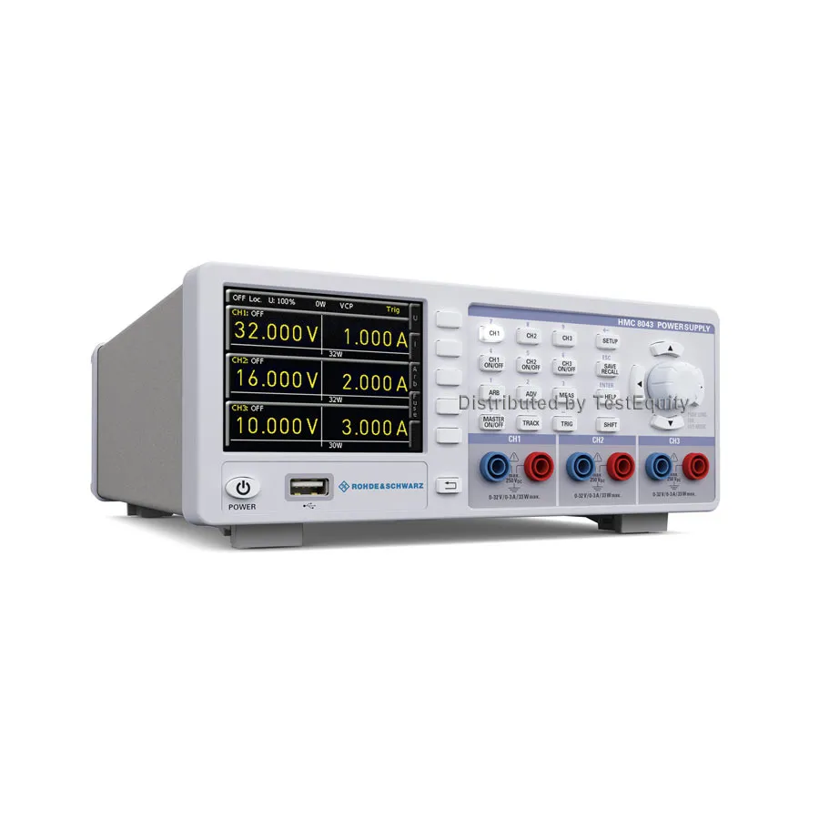 Rohde & Schwarz HMC8043-G.02 Trevägs-utgång DC-strömförsörjning med GPIB