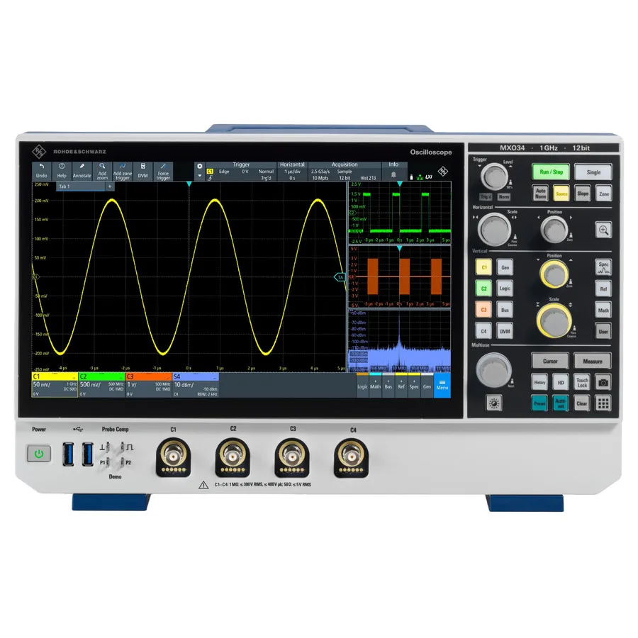 Rohde & Schwarz MXO34-3PK blandad signaloscilloskop