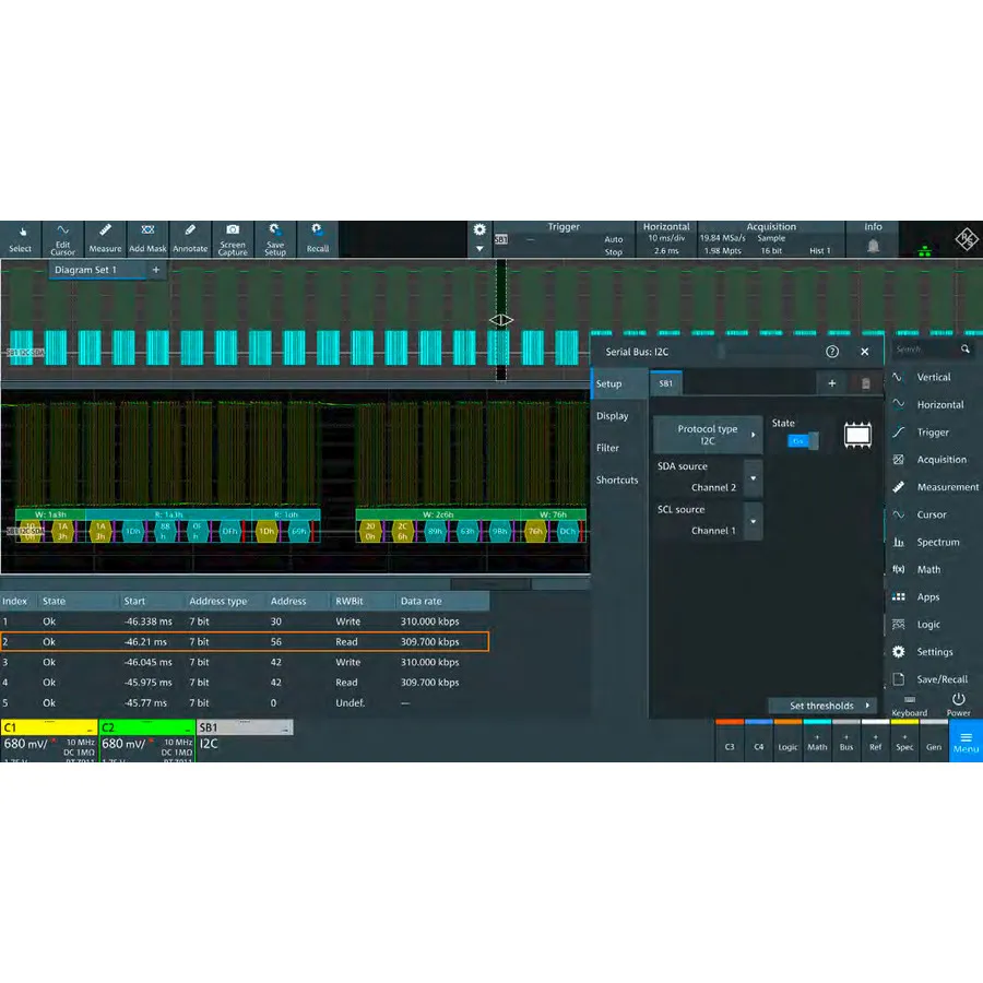 Rohde & Schwarz MXO5-PK1 applikationssamling