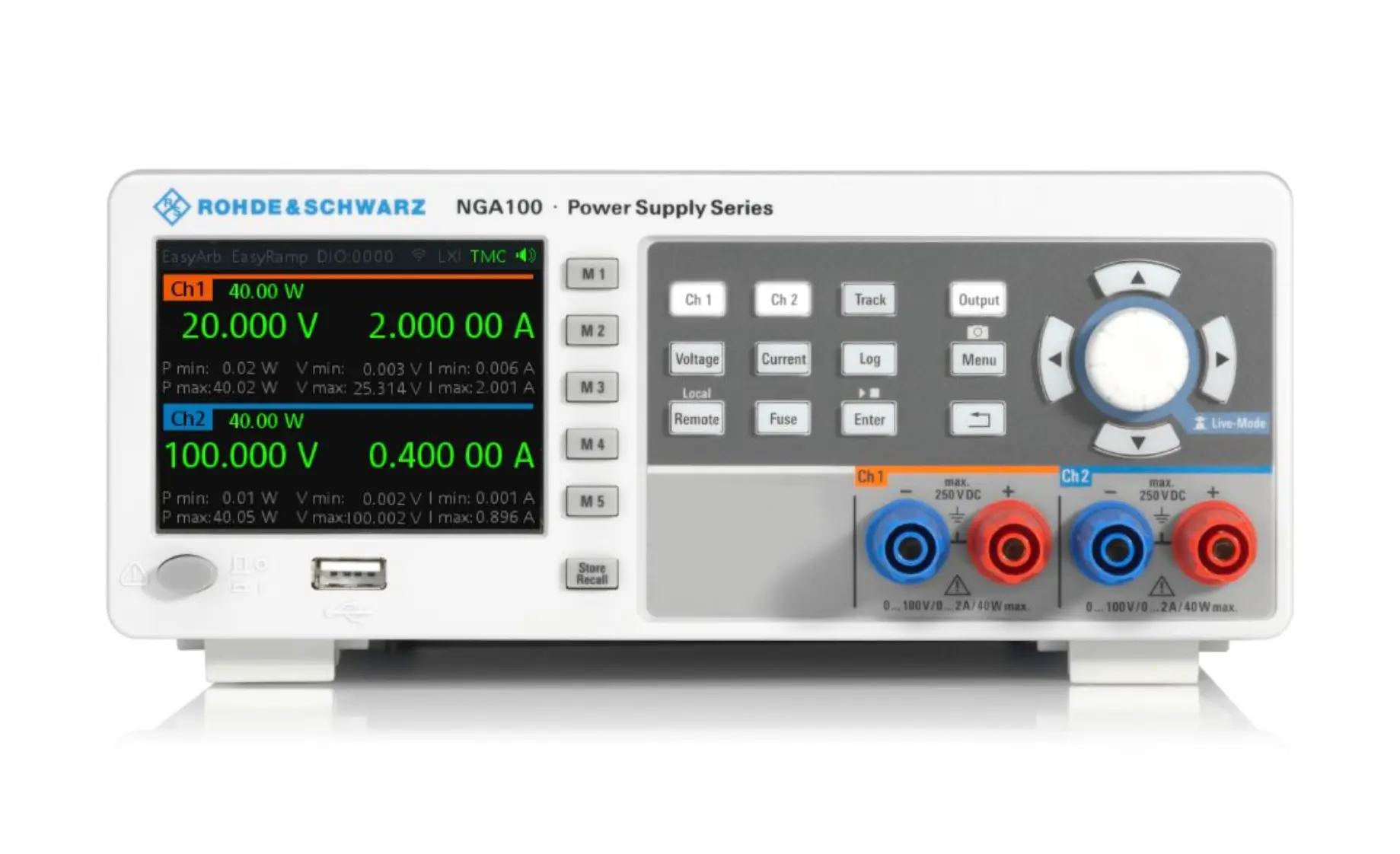 Rohde & Schwarz NGA142COMB Strömförsörjning