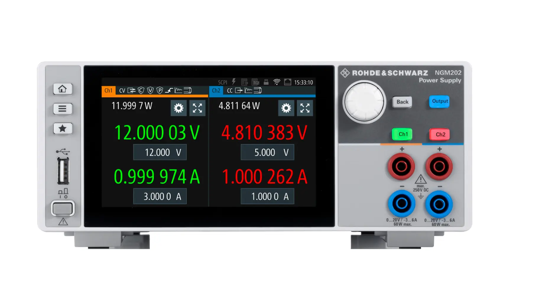 Rohde & Schwarz NGM202 digital strömförsörjning