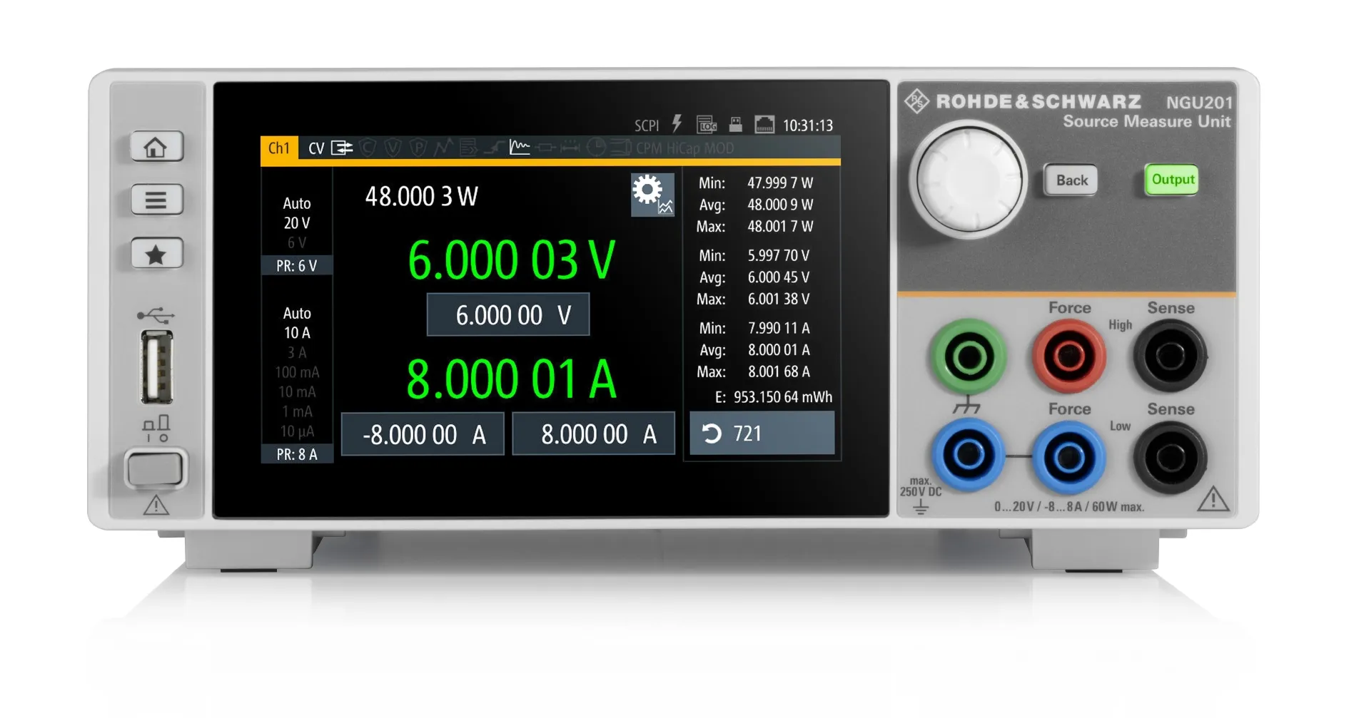 Rohde & Schwarz NGU201 källmåtenhet