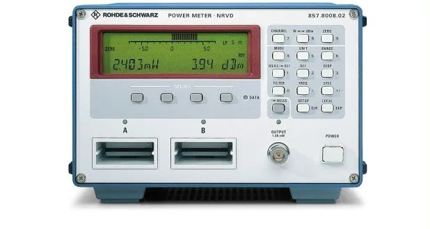 Rohde & Schwarz NRVD Dual-kanals strömätare