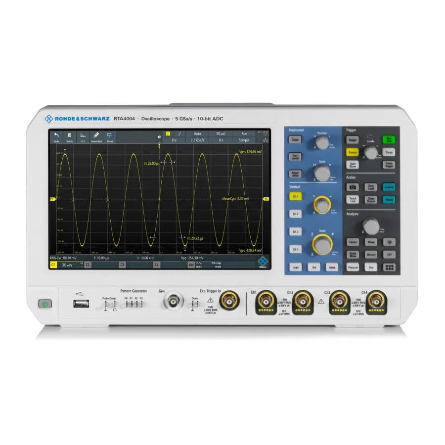 Rohde & Schwarz RTA4K-54M Digital Oscilloskoppaket