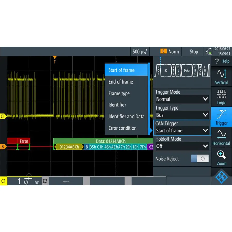 Rohde & Schwarz RTM-K3 CAN/LIN Triggering och Decoding Bundle
