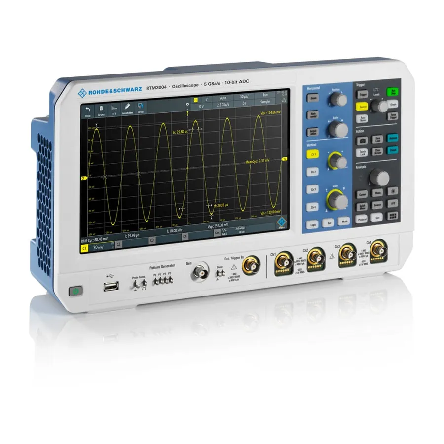 Rohde & Schwarz RTM3K-LSSB Digitalt Oscilloskop Paket