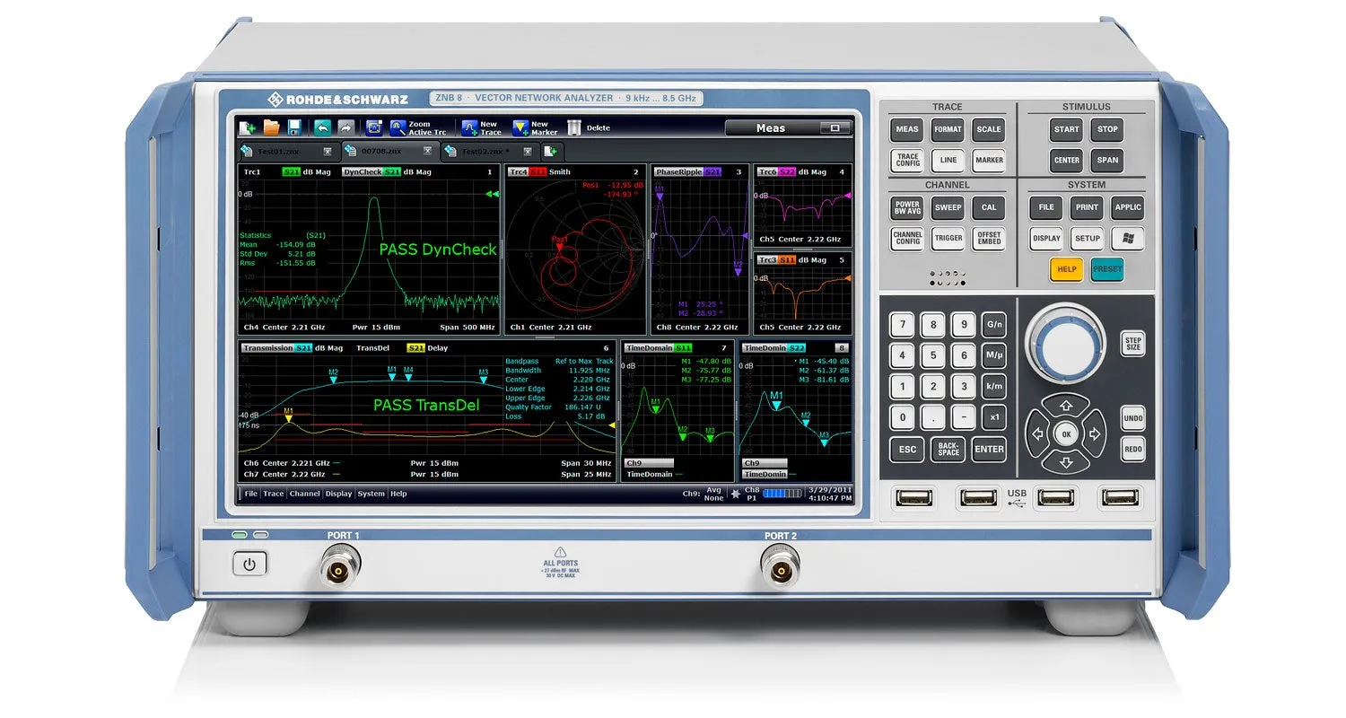 Rohde & Schwarz ZNB26 vektornätverksanalysator (2-port)