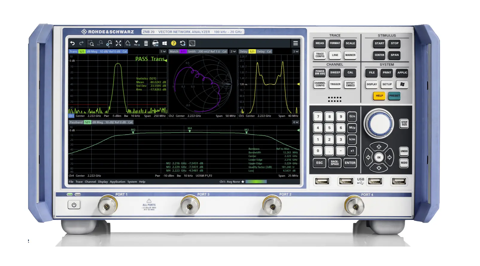 Rohde & Schwarz ZNB43 2-Port Vektornetverkanalysator