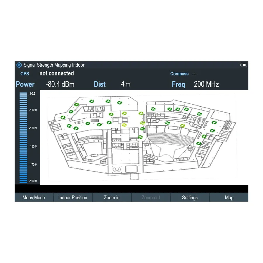 Rohde & Schwarz ZPH-K16 signalstyrka-mappning programlicens