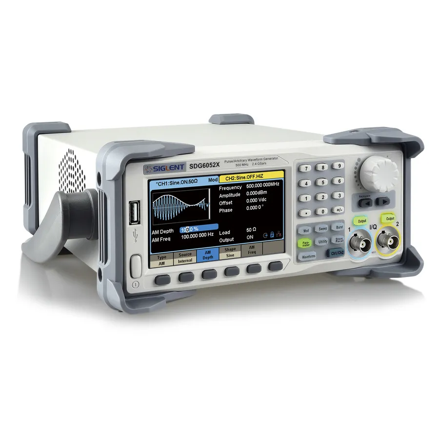 Siglent SDG6052X 500 MHz Dualkanalsfunktion-/Godtycklig Vågformgenerator