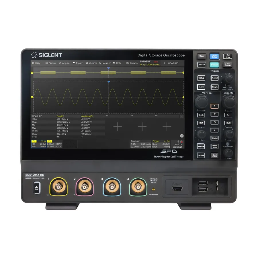Siglent SDS1204X HD blandsignal oscilloskop