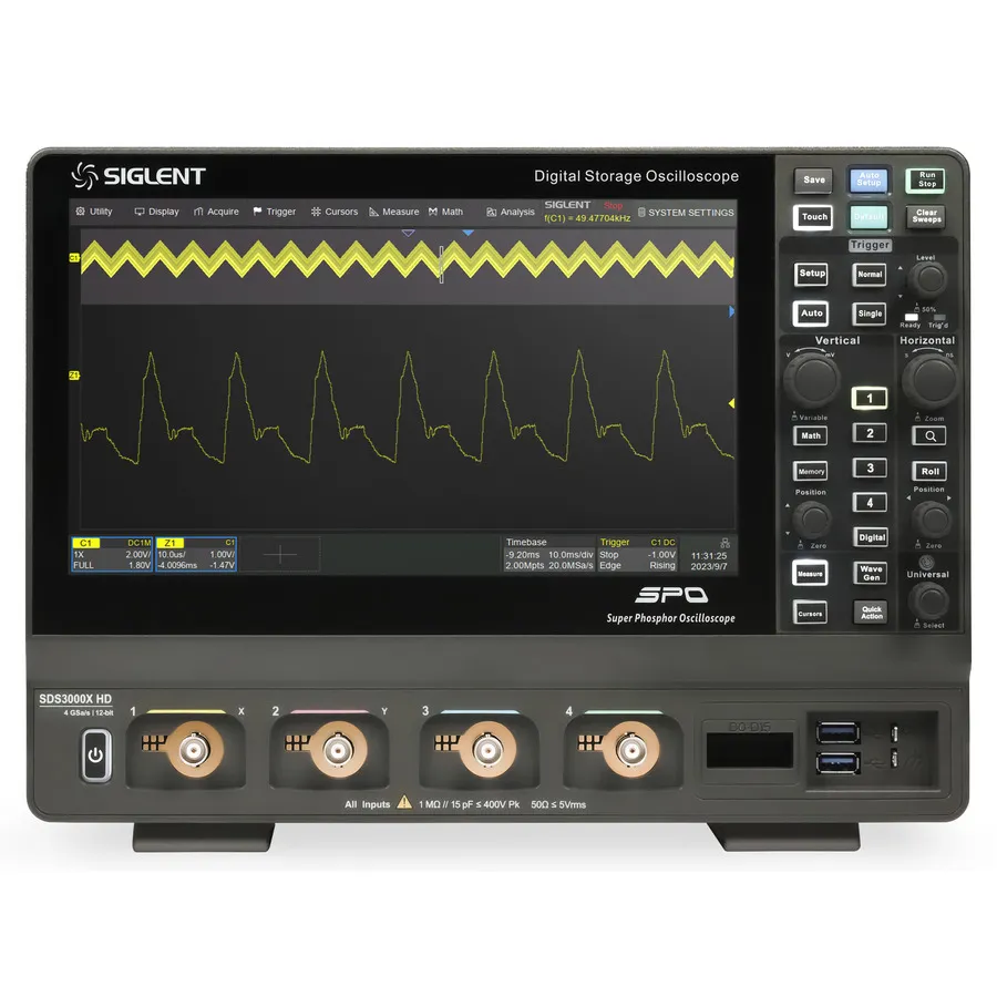 Siglent SDS3034X HD blandad signaloscilloskop