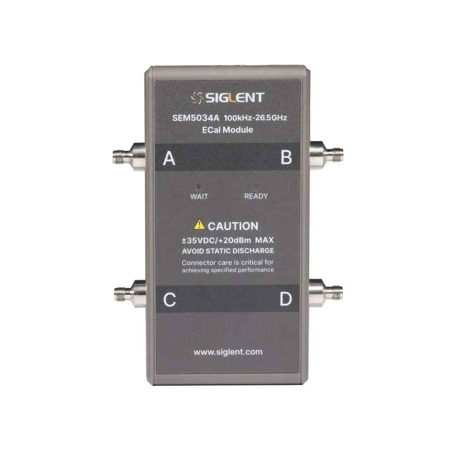 Siglent SEM5034A Elektronisk kalibreringsmodul