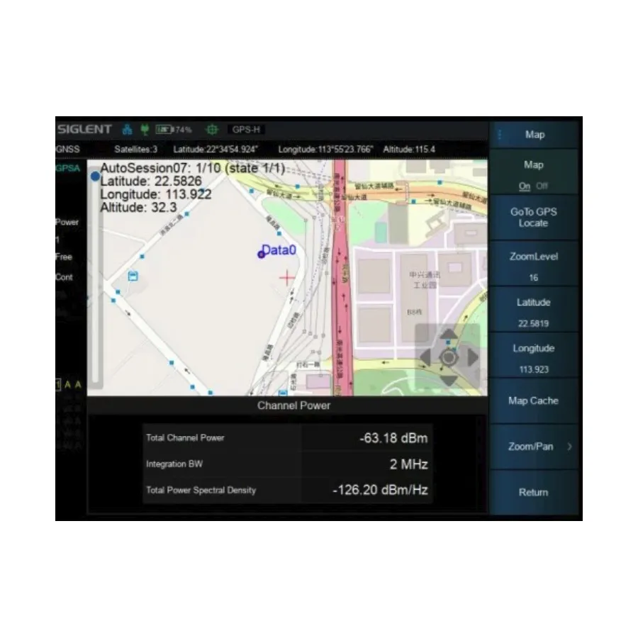 Siglent SHA860-MAP Utomhus/Inomhus Kart Alternativ