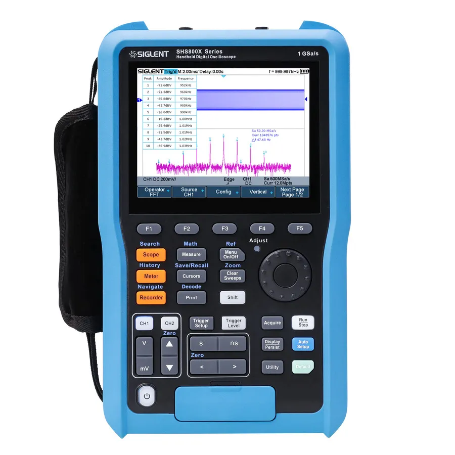 Siglent SHS810X handhållet oscilloskop