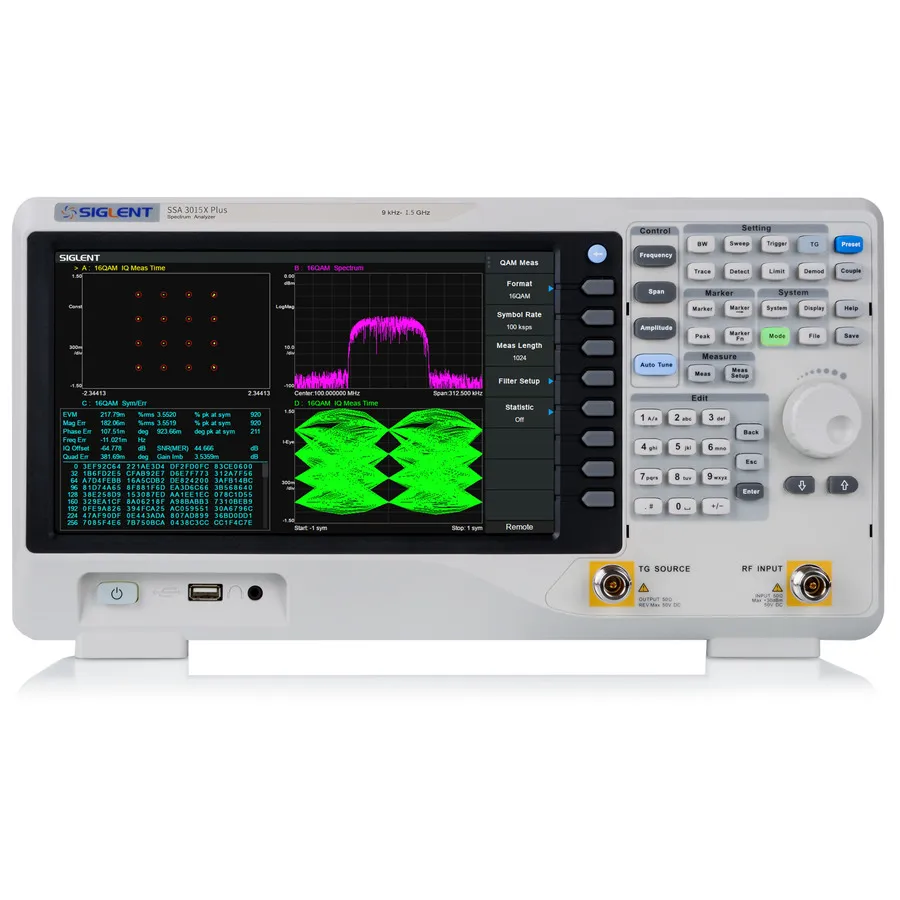 Siglent SSA3015X Plus spektrumanalysator