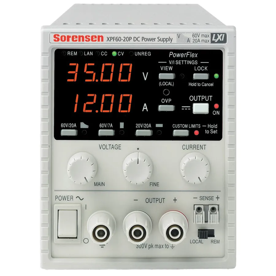 Sorensen XPF60-20SP DC strömförsörjning