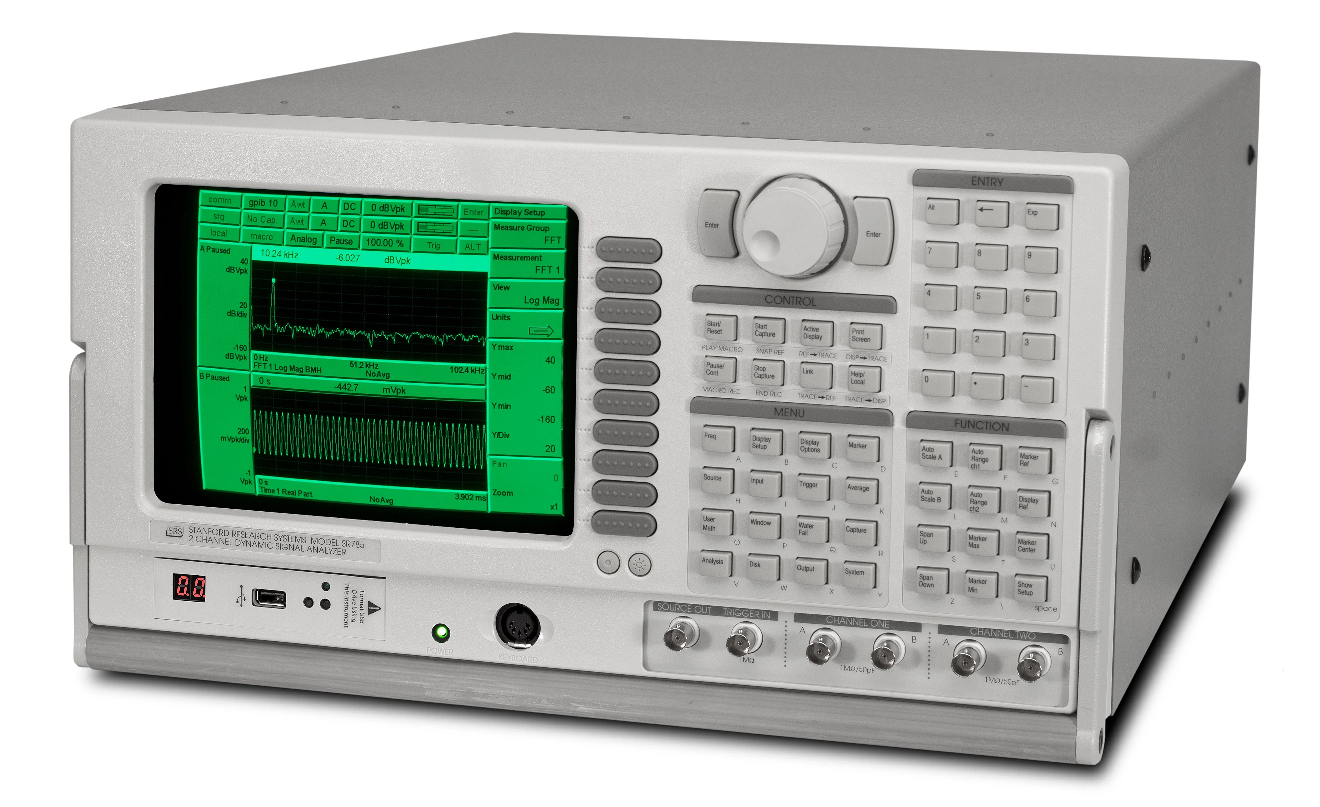 Stanford SR785 dynamisk signalanalysator