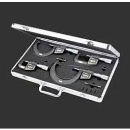Starrett S3732BXFLZ elektronisk mikrometersamling, 0-4"