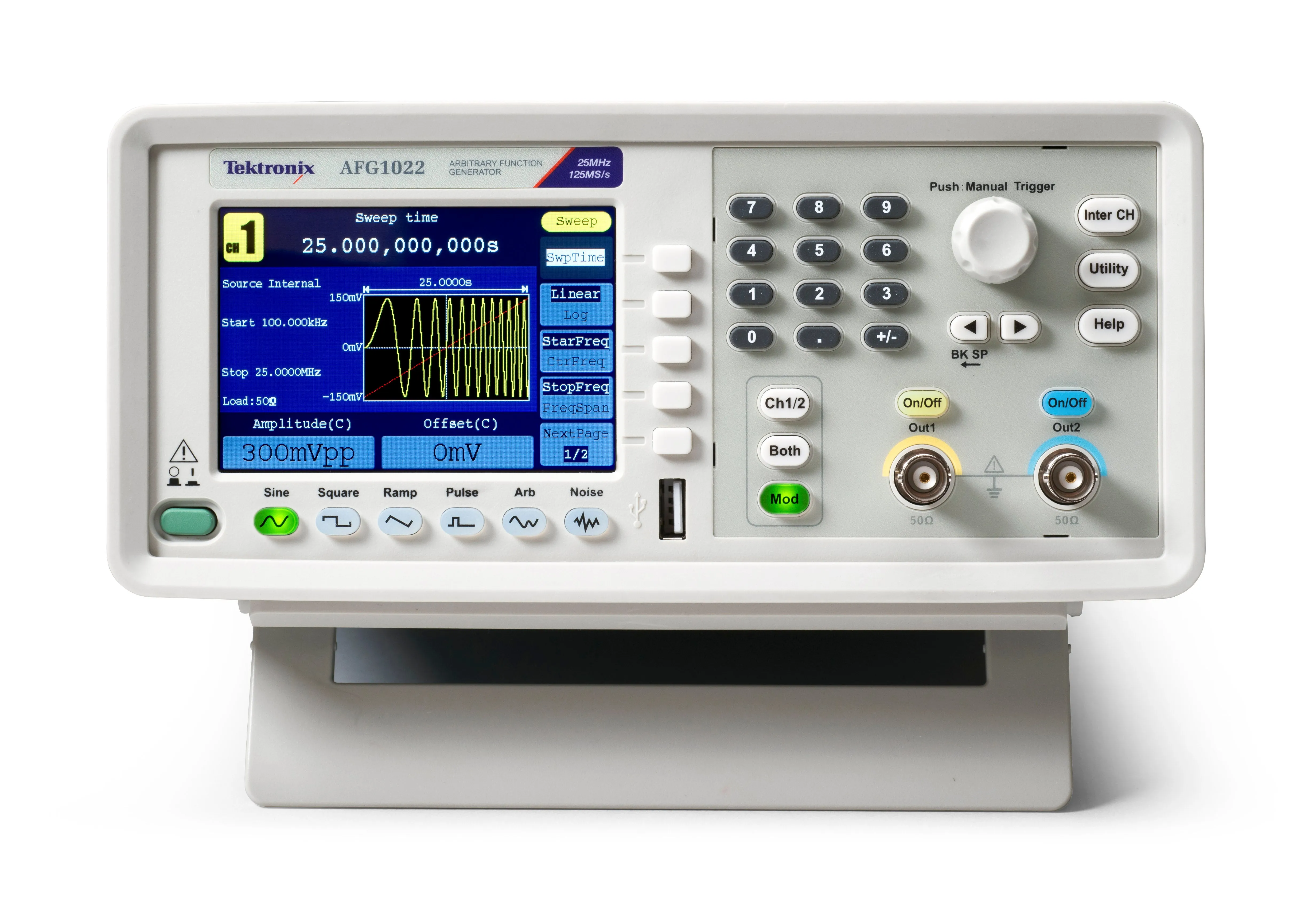 Tektronix AFG1022 funktionsgenerator