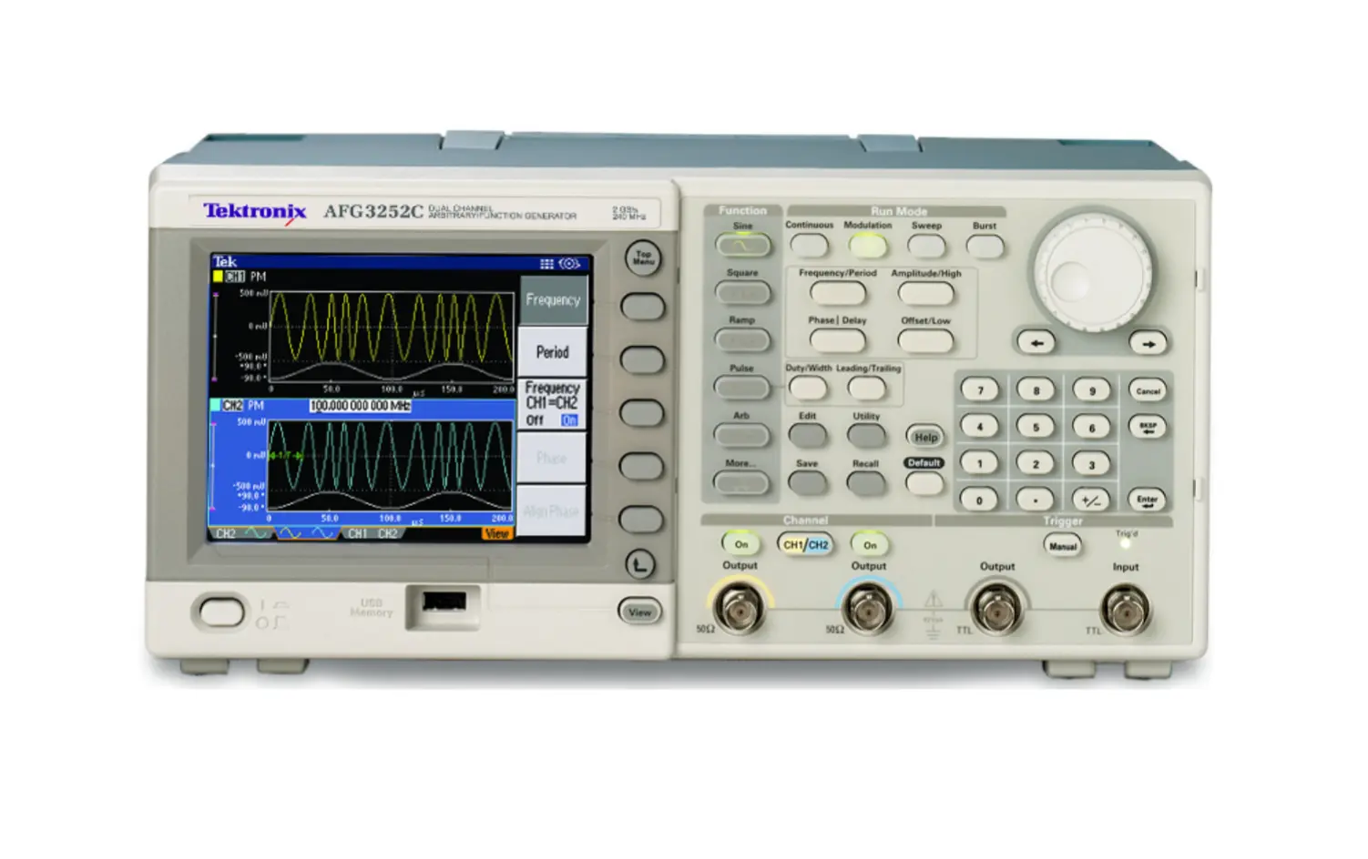 Tektronix AFG3022C godtycklig vågformsgenerator