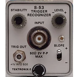 Tektronix S53 utlösaridentifieringsgivare