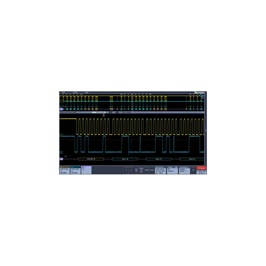 Tektronix SUP3/SRUSB2 serieprotokoll utlösning och analys