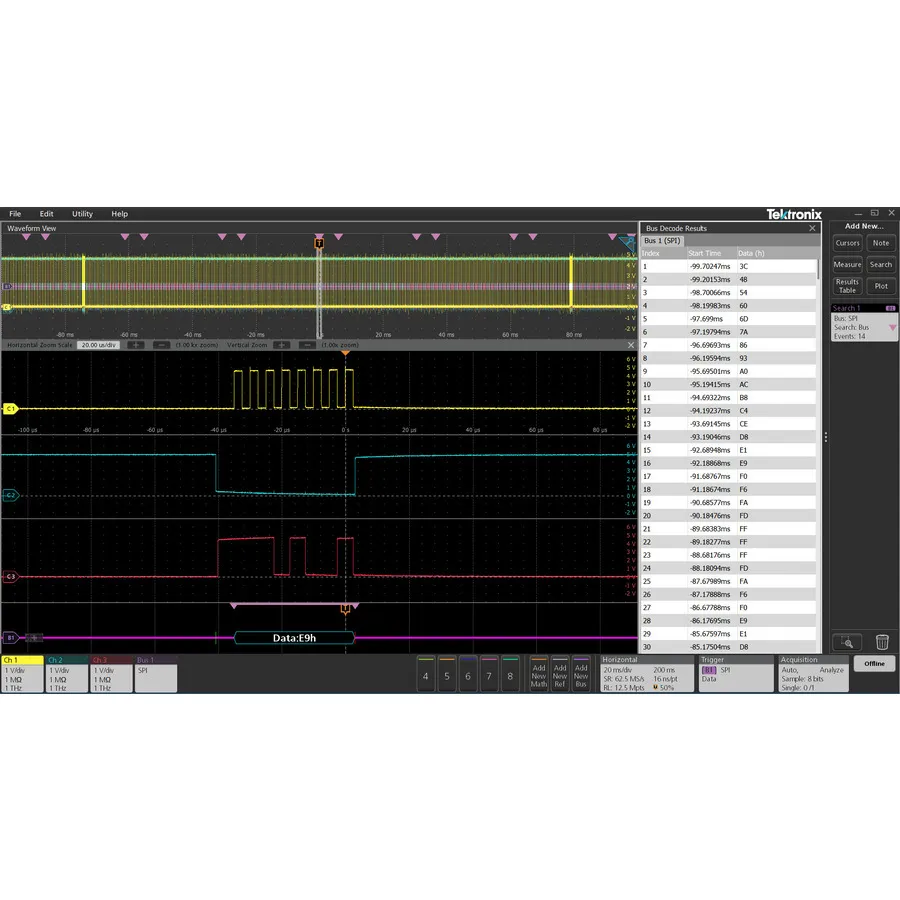 Tektronix TEKSCOPE-PRO-SR Pro Serialdekodningsprogramvarulicens