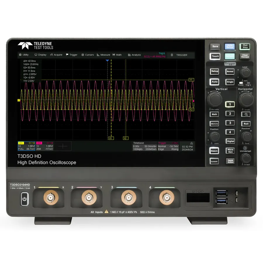 Teledyne LeCroy T3DSO3104HD Digital oscilloskop