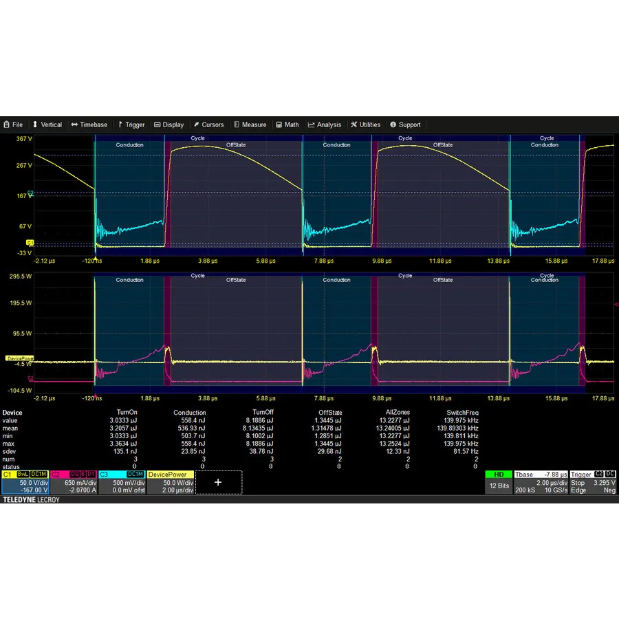 Teledyne LeCroy WS3K-PWR Alternativ för effektanalys