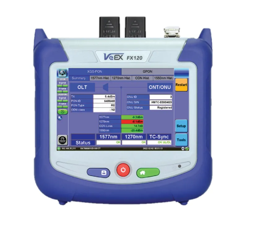 VeEX FX120 avancerad PON-analysator