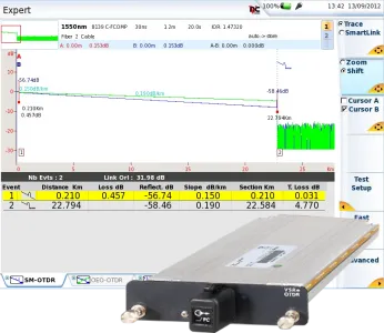 Viavi E8126LR långräckviddig OTDR-modul