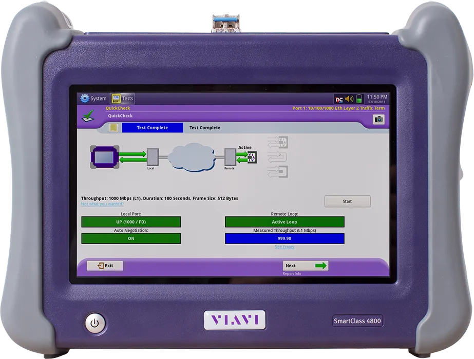Viavi SC4800-E1/T1-testare